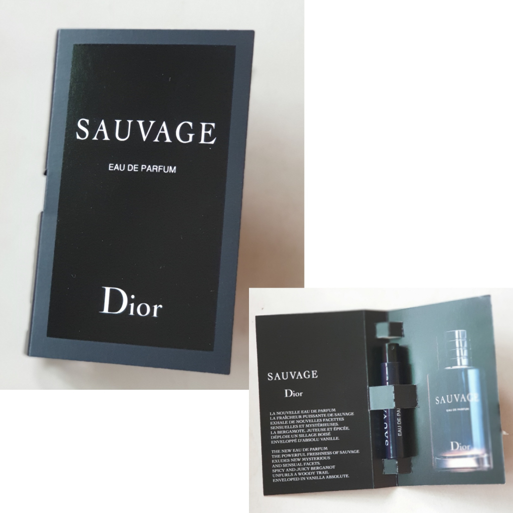 น้ำหอมดิออร์ Dior SAUVAGE 1ml. (EDT - EDP  ) ขนาดทดลองหัวสเปรย์