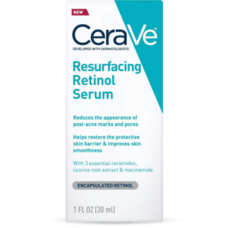 [ของแท้ 100%] CERAVE RESURFACING RETINOL SERUM 1 oz. (30 ml.)