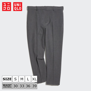 กางเกงขา 5 ส่วน Uniqlo Wool Like - 06 Gray