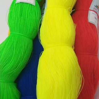 ด้ายโปลีสี 380/6(แบบเข็ด) ขนาด0.7mm (ตราเจดีย์) หลากสี