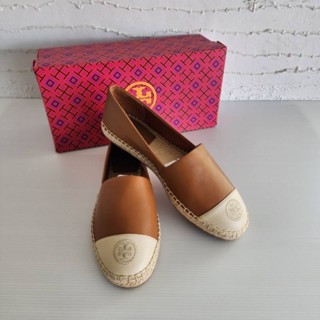 รองเท้า 👟Tory Burch Color Block Flat Espadrille ไซส์ us7 เท้า24 ซม.