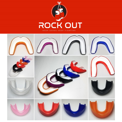 ฟันยาง นักมวย ชกมวย ฟันยางซิลิโคน ฟันยางครอบฟัน Mouth Guard พร้อมกล่องสำหรับเก็บ