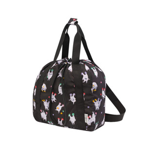 Cath Kidston Foldaway Drawstring Backpack Good Monsters Black