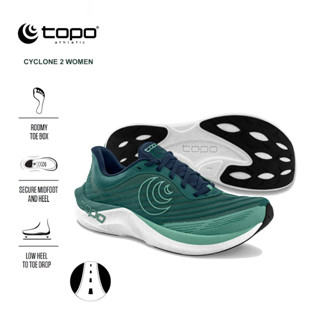 TOPO ATHLETIC ROAD CYCLONE 2 WOMENS RUNNING SHOES  รองเท้าวิ่งถนนผู้หญิง  รองเท้าวิ่งผู้หญิง  รองเท้ากีฬาหญิง