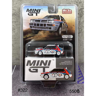 Mini GT 1:64 Lancia Delta HF Integrale Evoluzione 1992 Rally Winner #322