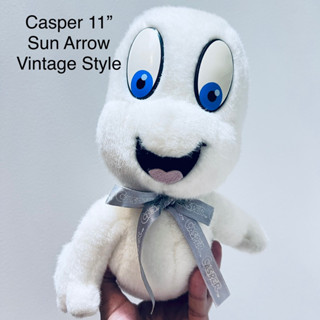 ตุ๊กตา ผีน้อยแคสเปอร์ ขนาด11” ป้ายSun Arrow Since 1918 Casper A Spirited Beginning 1999 สภาพสมบูรณ์ หายากที่สุด