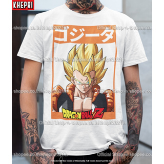 เสื้อยืด Unisex รุ่น Gogeta &amp; Vegito ดราก้อนบอลแซด Dragon Ball Z สวยใส่สบายแบรนด์ Khepri Cotton TC ระวังของปลอม!