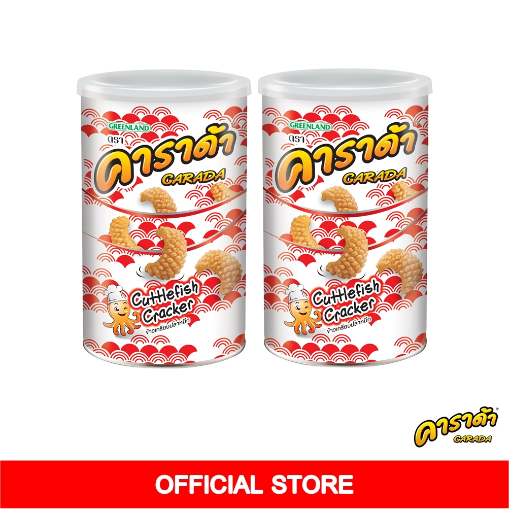 คาราด้าข้าวเกรียบปลาหมึก 110 กรัม 2 กระป๋อง
