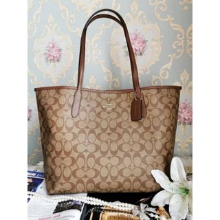 พร้อมส่งกระเป๋า
NEW COACH CITY TOTE IN SIGNATURE CANVAS