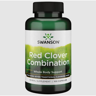 Swanson Red clover plus 100 capsules ดีท็อก ล้างสารพิษ ฟอกเลือด ต่อต้านเชื้อแบคทีเรีย