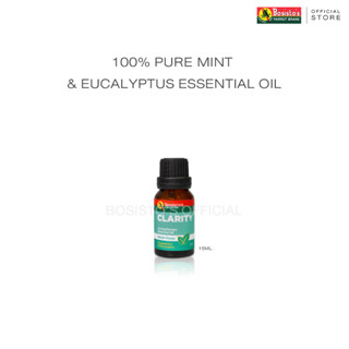 น้ำมันหอมระเหยมิ้นท์ 100%  โบสิสโต ตรานกแก้ว (Bosisto’s 100% Pure Mint &amp; Eucalyptus  Essential oil) 15ml.