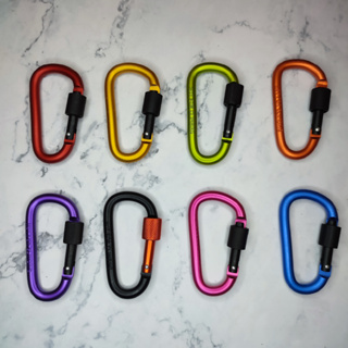 คาราบิเนอร์ ตะขอ carabiner ตะขอแขวน ปีนเขา เกี่ยวของ ไว้สำหรับแขวนของต่างๆ น้ำหนักเบา พกพาสะดวก