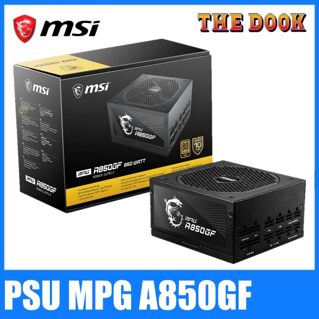 PSU อุปกรณ์จ่ายไฟ MSI MPG A850GF - 850W 80 PLUS GOLD 🔥 มือสอง🔥