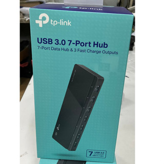 HUB USB TP-LINK 7 Port v3.0 UH700 (Black) พอร์ต USB 3.0 ให้ความเร็วในการโอนถ่ายข้อมูลสูงถึง 5Gbps