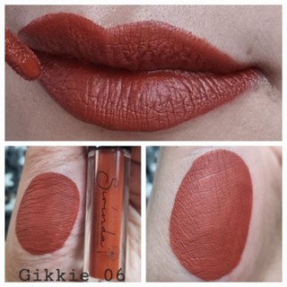 ลิปแมท ติดทน กลบริมฝีปากคล้ำ สีแน่น เบาปาก  Gikkie06