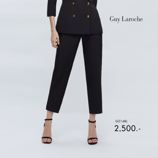 Guy Laroche กางเกงขาวยาว กาง﻿เ﻿กงผู้หญิง  กางเกงสีดำขายาว (GZ14BL)