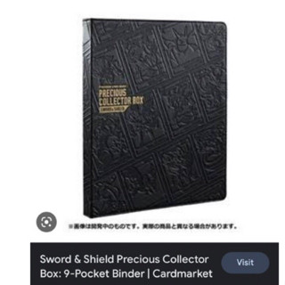 แฟ้มครบรอบ25ปี โปเกมอน pokemon มือ1 ของแท้ precious collector box sword &amp; shield binder