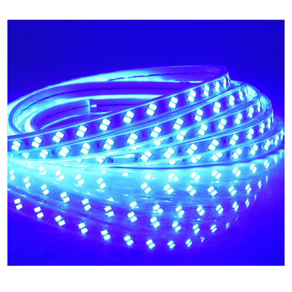 สายไฟ LED SMD 2835 AC 220V 60 ดวง กันน้ำ พร้อมปลั๊กไฟ สําหรับตกแต่งบ้าน แถบไฟ LED SMD2835