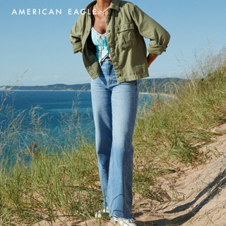 American Eagle Super High-Waisted Baggy Wide-Leg Jean กางเกง ยีนส์ ผู้หญิง แบ็กกี้ ไวด์เลก เอวสูง  (WBG WWI 043-4226-857)