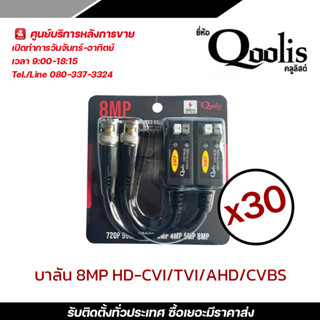 BALUNบาลัน (8MP) 600 เมตร / balun (8MP) 600 m. HD1080P X30 บาลัน Balun cctv balun HD บารัน Passive Balun