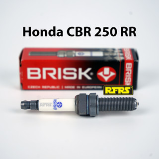 หัวเทียน BRISK PREMIUM LGS (4 เขี้ยว) แกนเงิน Honda CBR 250 RR (SGL01ROC) น้ำมันเบนซิน95, แก๊สโซฮอล์ Made in EU