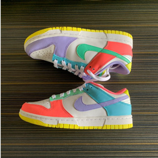 （ของแท้ 100 %）Nike Dunk Low SE "Easter Candy"ไข่อีสเตอร์