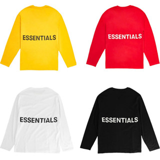 ESSENTIALS BACK LOGO BOXY GRAPHIC L/S TEE