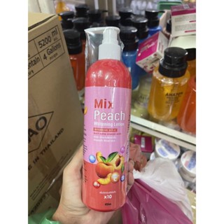 Party White Mix Peach Whitening Lotion 450ml.