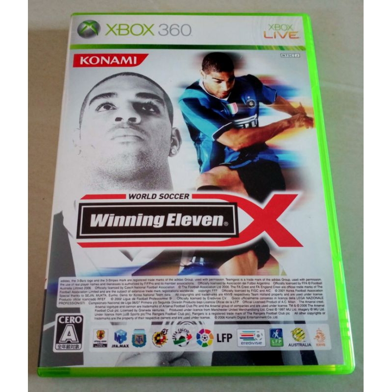 แผ่นแท้ Xbox 360 Winning Eleven X