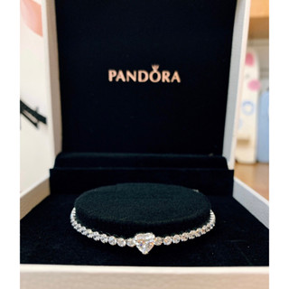 （พร้อมส่งทีไทย) Pandora Pandora Daigou สร้อยข้อมือเงินสเตอร์ลิง สําหรับผู้หญิง ของขวัญวันเกิด คู่รัก