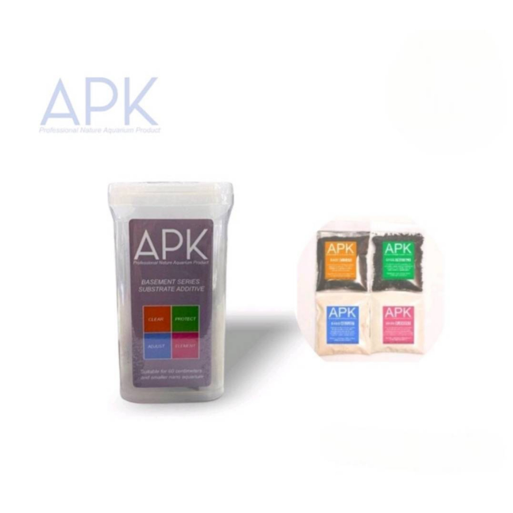 APK Basement Series Substrate Additive 4 in 1 วัสดุรองพื้นเสริม สำหรับตู้ไม้นํ้า