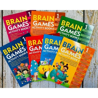 แบบฝึกหัดฝึกเชาว์ Brain Games Activity Book Level 1 Vanda learning