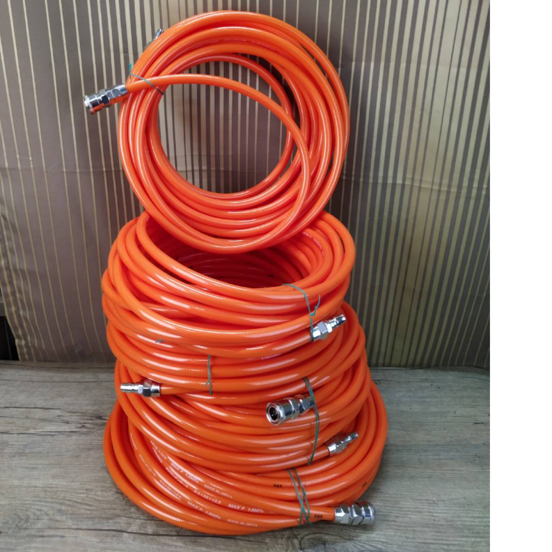 สายลม TUBE สายถัก  made in japan ความยาว 10  เมตร / 20 เมตร ของใหม่