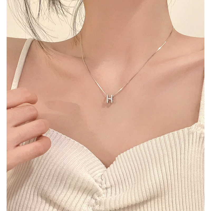 สร้อยคอตัว H สร้อยคอเกาหลี