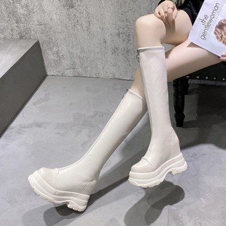 รองเท้าบูท บูทยาว บูทส้นตึก สูง9.5cm size34-39 ♥️พรีออเดอร์