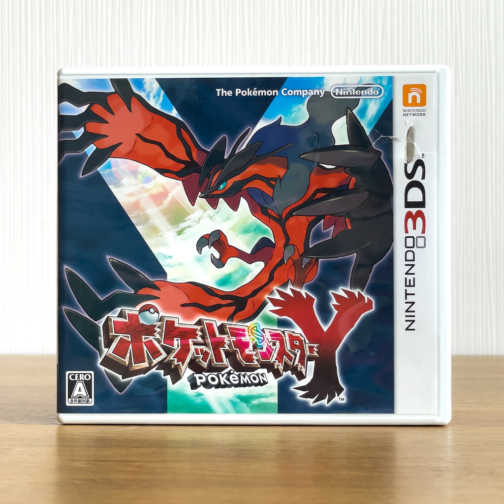 ตลับแท้ Nintendo 3DS : Pokemon Y มือสอง โซนญี่ปุ่น (JP) มี Sub English [ปกมีตำหนิ]