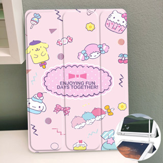 24. เคส3พับ For iPad เคส พร้อมช่องใส่ดินสอ สําหรับ 2021 Pro11 2019 2020 10.2 7 8th  Gen 2018 9.7 5 6th Air 4/5 10.5 10.9