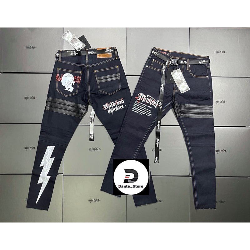 🔥Holdem denim แท้100%🔥 Holdemindset 4th collection Raw Denim jeans