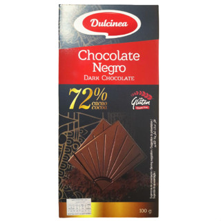 ดัลซีเนีย ดาร์ก 72% ช็อกโกแลตบาร์ 100 กรัม - Dulcinea Dark 72% Chocolate Bar 100g
