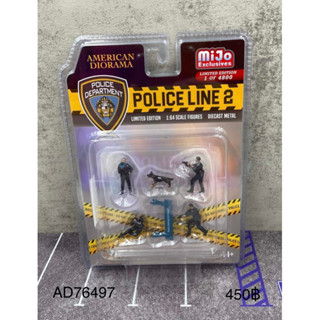 AD 1:64 Mijo Figure Set - Police Line II