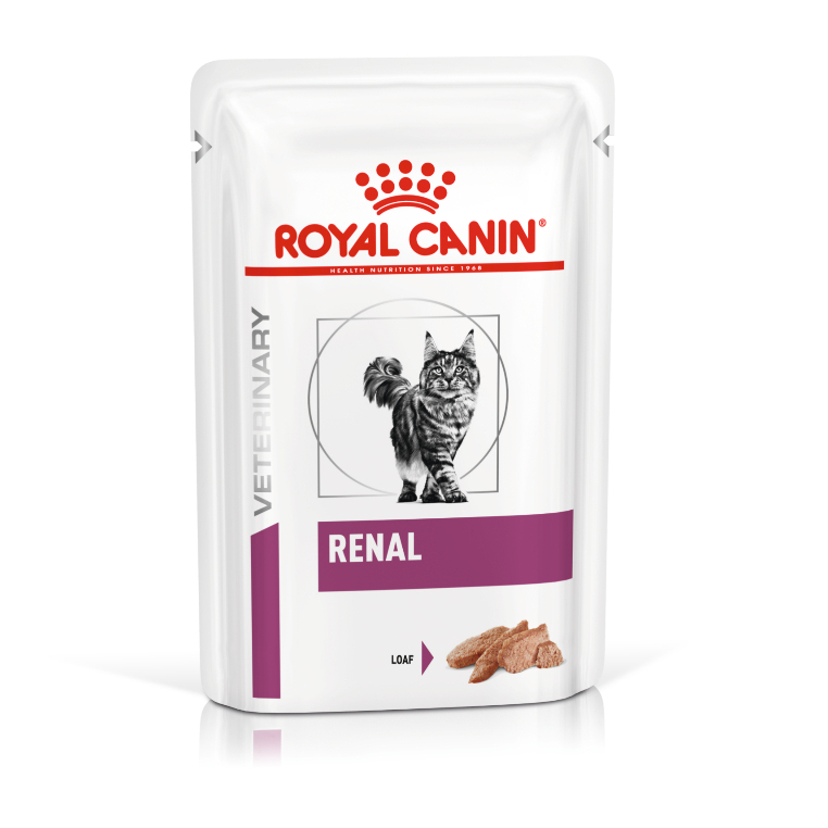 Royal Canin Renal Cat loaf pouch 85 g 1 ซอง อาหารแมวประกอบการรักษาโรคไต ชนิดเปียก