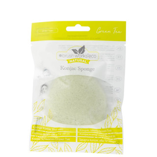 พร้อมส่ง ของแท้ brushworks Konjac Sponge (Green Tea/Aloe Vera)