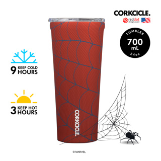 CORKCICLE แก้วสแตนเลสสูญญากาศ 3 ชั้น เก็บความเย็น 9 ชม. เก็บความร้อน 3 ชม. 700ML (24OZ) TUMBLER SPIDERMAN