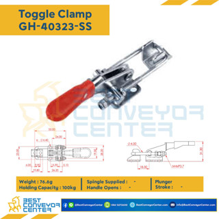 Toggle Clamp แบบดึง GH-40323-SS