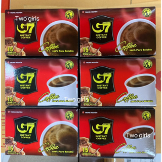 6กล่องXกาแฟดำG7 instant
