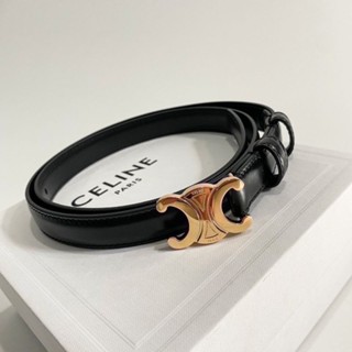 🥰เข็มขัดNEW! Celine belt สวยงามมากกก หัวเข็มขัดทองโลโก้