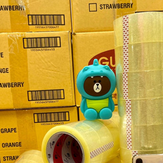 เทปใส 2 นิ้ว x 100 หลา แพค 6 ม้วน เทปกาวใส สก๊อตเทป เทปปิดกล…