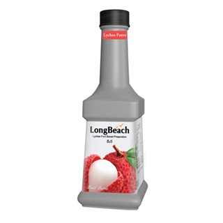 LongBeach Lychee Puree ลองบีชเพียวเร่ลิ้นจี่ 900 ml.