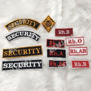 อาร์มรปภ. อาร์มsecurity กนกรปภ. อาร์มหมู่เลือด