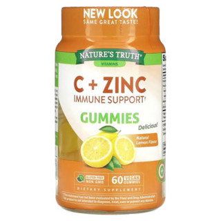 Natures Truth Vitamin C + Manuka Honey + Zinc 60 gummies